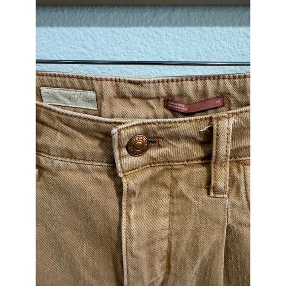 Pilcro tan/camel barrel jean - Picture 2 of 4